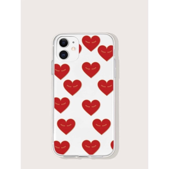 Sleeping Hearts Pattern iPhone 12 Pro Max Case ❤️